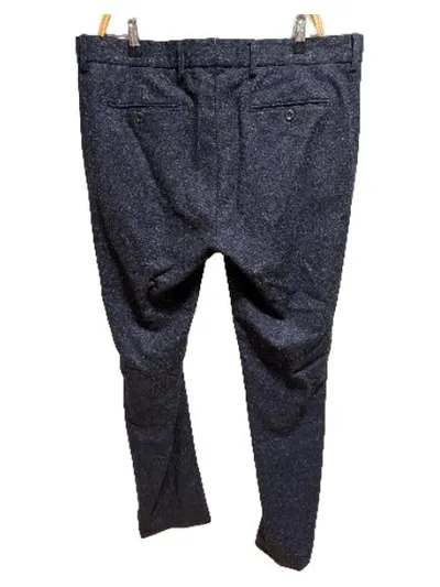 BRAX Feel Good Herren Anzughose Gr. 54 Blau Meliert Schurwolle Business