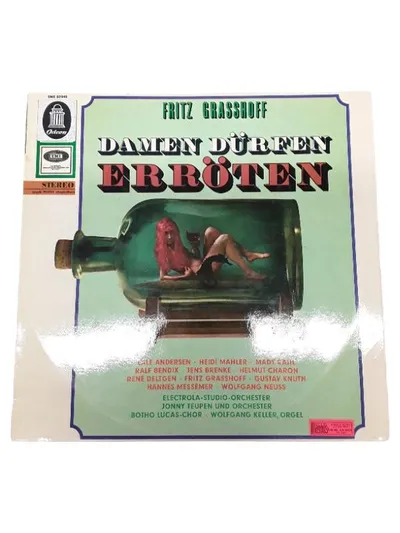 Odeon Fritz Grasshoff Damen Dürfen Erröten LP Vinyl Schlager Humor