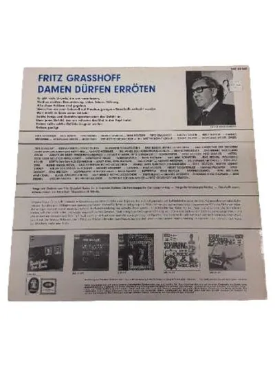 Odeon Fritz Grasshoff Damen Dürfen Erröten LP Vinyl Schlager Humor