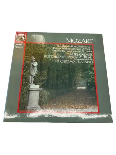 EMI Mozart Flötenkonzert Nr. 1 Harfenkonzert Galway Karajan Vinyl LP
