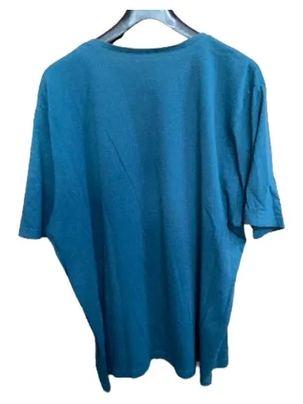 Ulla Popken Damen T-Shirt V-Ausschnitt Gr. 54/56 Petrol Basic Relaxed Fit 3
