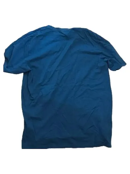 Carhartt Herren T-Shirt Logo Print Blau Gr. L Streetwear Baumwolle 3