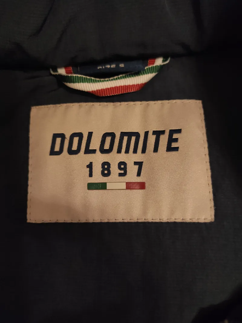 Dolomite 1897 Herren Parka Winterjacke Kapuze Blau Gr. S 2