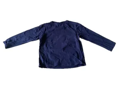 Feuerwehrmann Sam Langarmshirt Kinder Gr. 116 Blau Fanshirt
