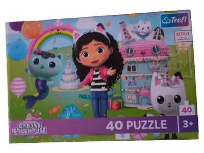 Trefl Gabby's Dollhouse 40 Teile Puzzle Kinder ab 3 Jahre Netflix