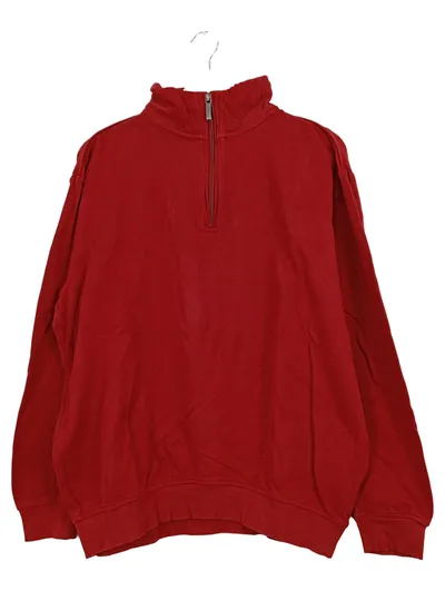 Casa Moda Sports Herren Pullover Troyer Rot Gr. XL Baumwolle
