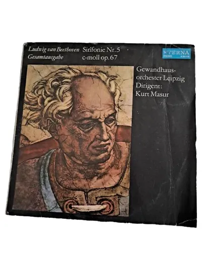 Beethoven Sinfonie Nr.5 Vinyl LP ETERNA Kurt Masur Gewandhausorchester Leipzig