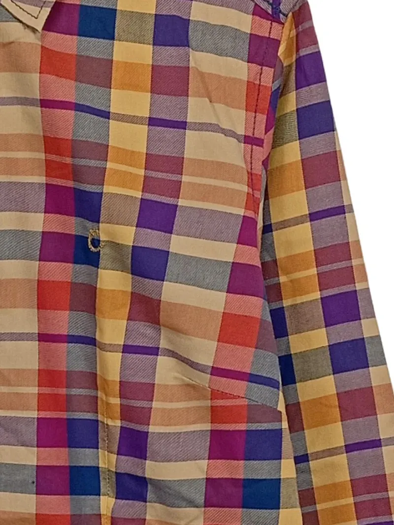 Campus by Marc O'Polo Damen Hemd Bluse Kariert Gr. M Baumwolle Mehrfarbig 4