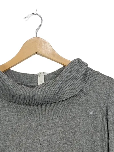 Esprit de Corp Damen Pullover Rollkragen Meliert Grau Gr. M Langarm