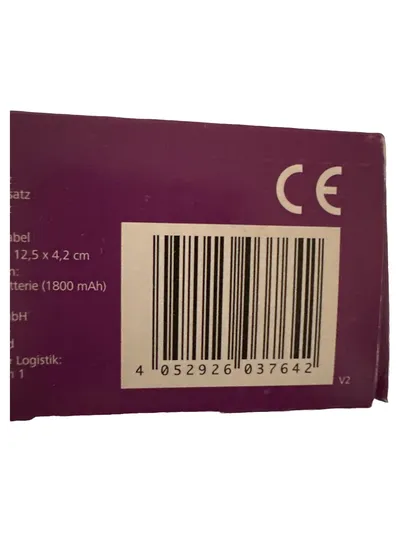 VITALmaxx Mini Massage Gun Schwarz 4 Aufsätze 1800mAh Akku