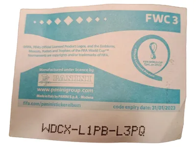 Panini FIFA World Cup Qatar 2022 Sticker FWC3 Pokal Gold