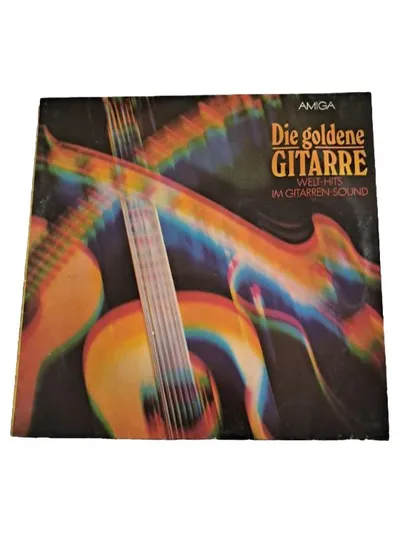 Die goldene Gitarre AMIGA Vinyl LP Welt-Hits im Gitarren-Sound DDR