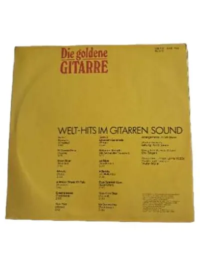 Die goldene Gitarre AMIGA Vinyl LP Welt-Hits im Gitarren-Sound DDR