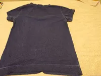 Denim Hunter T-Shirt Damen Blau Baumwolle Gr. S Kurzarm Schriftzug Casual 4
