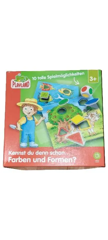 Playland Lernspiel Farben und Formen Kinder ab 3 Jahre 10 Spielmöglichkeiten