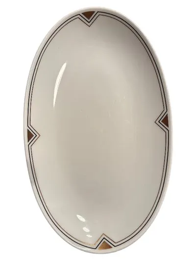 Hutschenreuther Valentino Servierplatte Porzellan Geometrisch Weiß 25cm