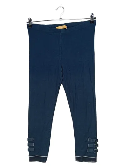 BiBA Damen Leggings Petrol Gr. S 36 Viskose Schnallen-Details