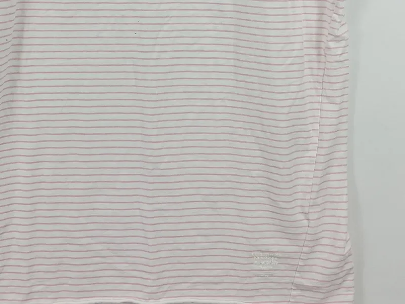 Better Rich Damen T-Shirt L Baumwolle Gestreift Kurzarm Weiß Casual 3