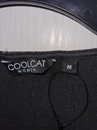 CoolCat Damen Body Gr. M Lila Glitzer Ärmellos Party Glamourös 3