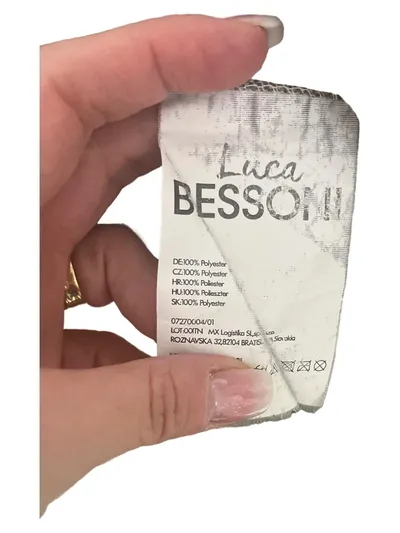 Luca Bessoni Kopfkissenbezug Grau 60x49 cm 100% Polyester Modern