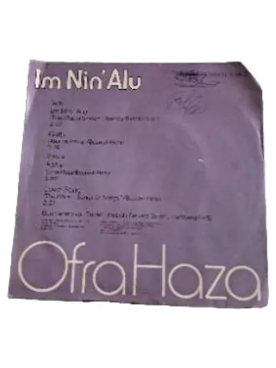 Ofra Haza - Im Nin' Alu 7" Vinyl Single AMIGA Quartett DDR