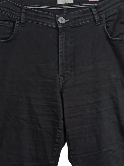 Pioneer Women Jeans Straight Leg Damen Baumwolle Schwarz Gr. W35/46 L30