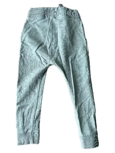 Next Jogginghose Kinder Gr. 110 Grau Meliert Kordelzug Baumwolle