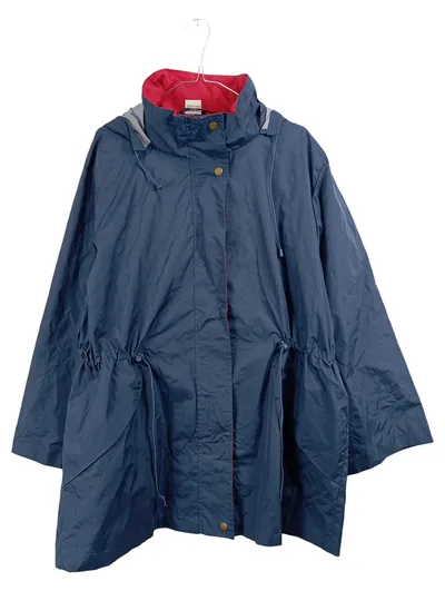 Sherpa Damen Regenjacke Parka Kapuze Blau Gr. 48/50 XL Outdoor