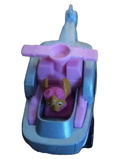 Paw Patrol Spielzeugauto Skye mit Figur Hubschrauber Rosa Silber