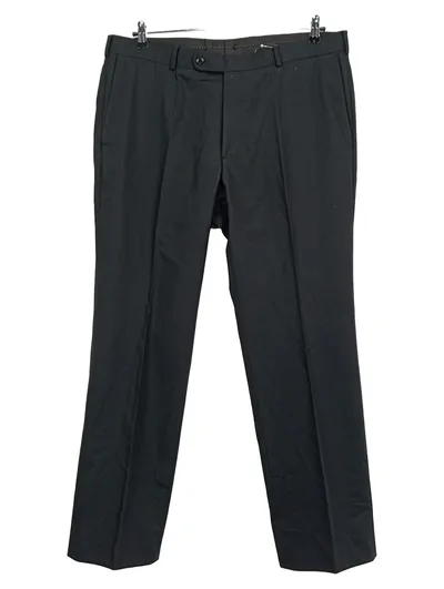 Roy Robson Herren Anzughose Schwarz Business W27 L32 Elegant