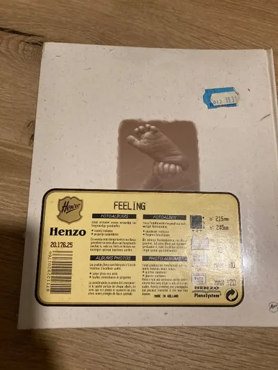 Henzo Fotoalbum Feeling Beige 21,5x24,5cm 40 Seiten Babyfüße