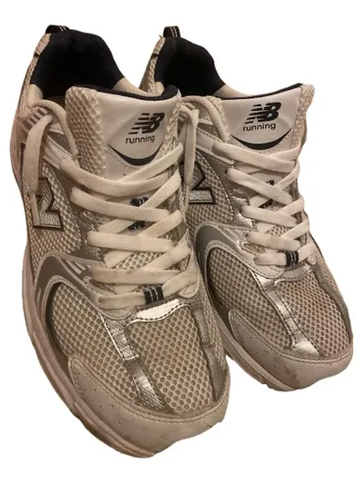 New Balance 530 Laufschuhe Herren Gr. 44 Weiß Silber Sneaker Running