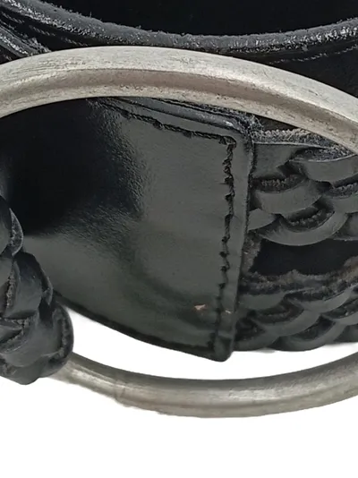 Street One Damen Leder Gürtel Schwarz S Alltag Uni Schnalle Lederdetails