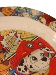 Stor Paw Patrol Kinderteller Chase Marshall Kunststoff 22cm Bunt