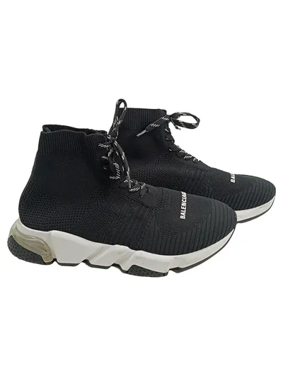 Balenciaga Speed Trainer Sneaker Herren Gr. 41 Schwarz Weiß