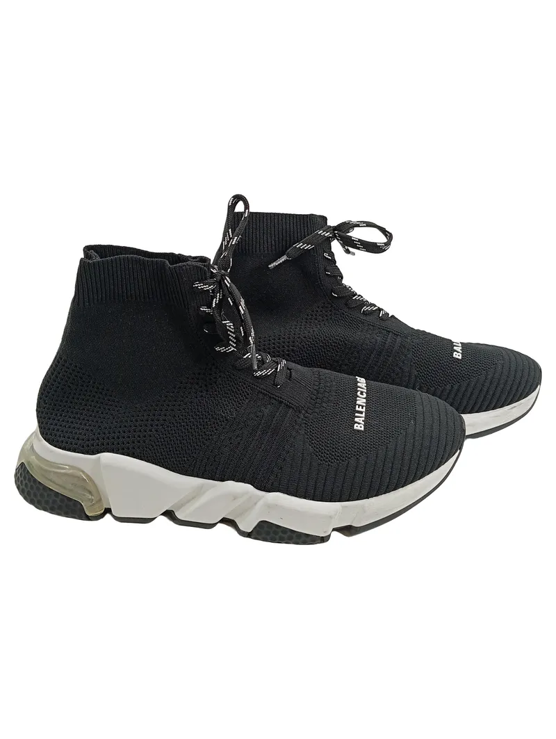 Balenciaga Speed Trainer Sneaker Herren Gr. 41 Schwarz Weiß 1