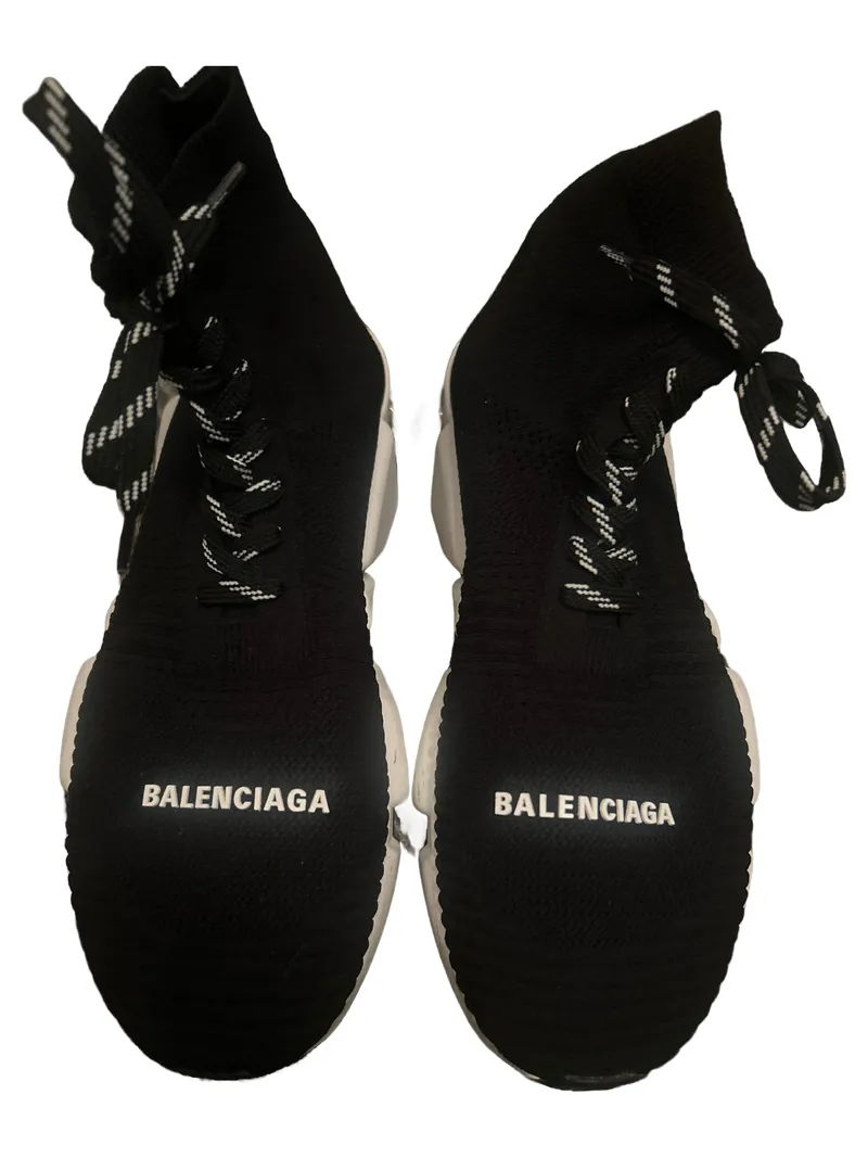 Balenciaga Speed Trainer Sneaker Herren Gr. 41 Schwarz Weiß 2
