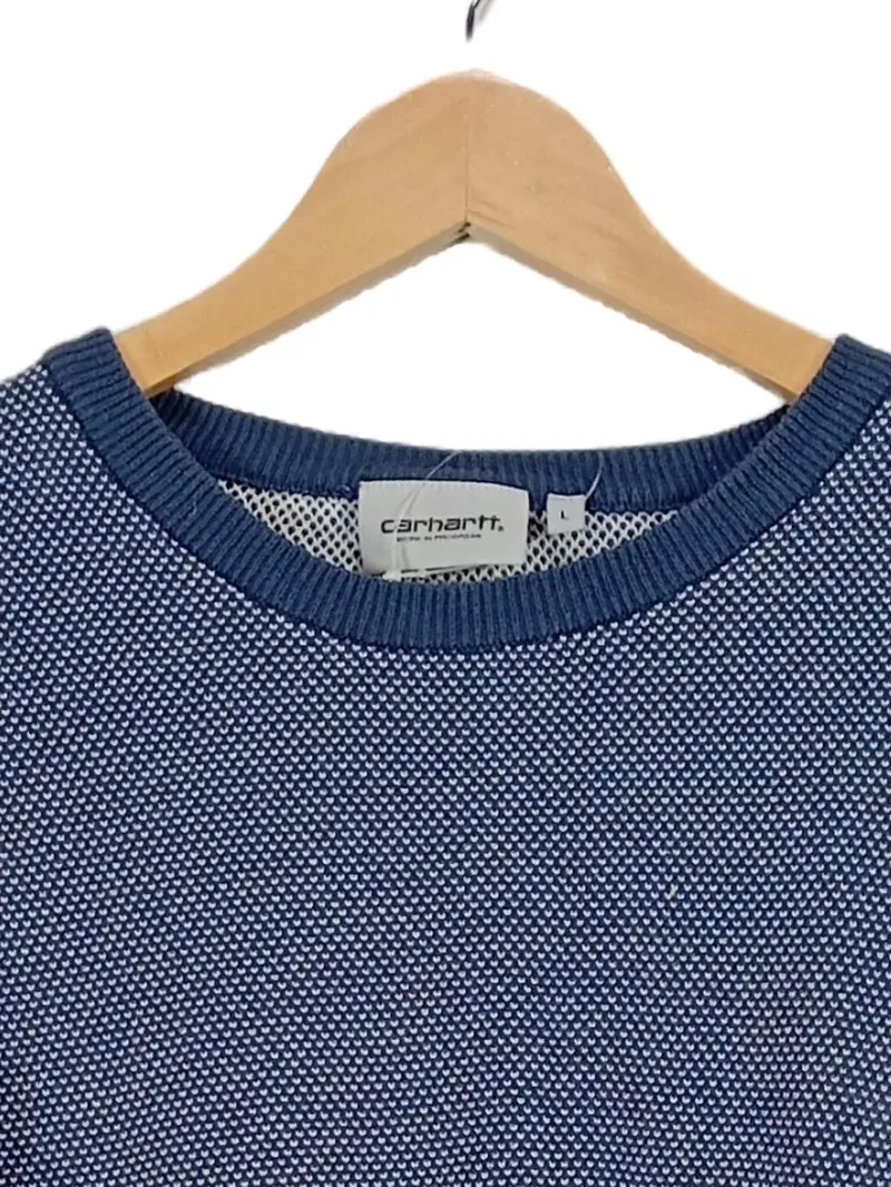 Carhartt WIP Herren Pullover Strickpullover Blau Gr. L Baumwolle 3