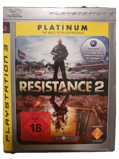 Resistance 2 PS3 PlayStation 3 Platinum Insomniac Games Action Shooter