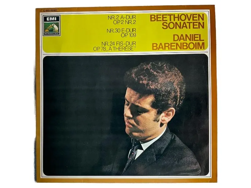 Beethoven Sonaten Daniel Barenboim Vinyl LP EMI Klassik 1