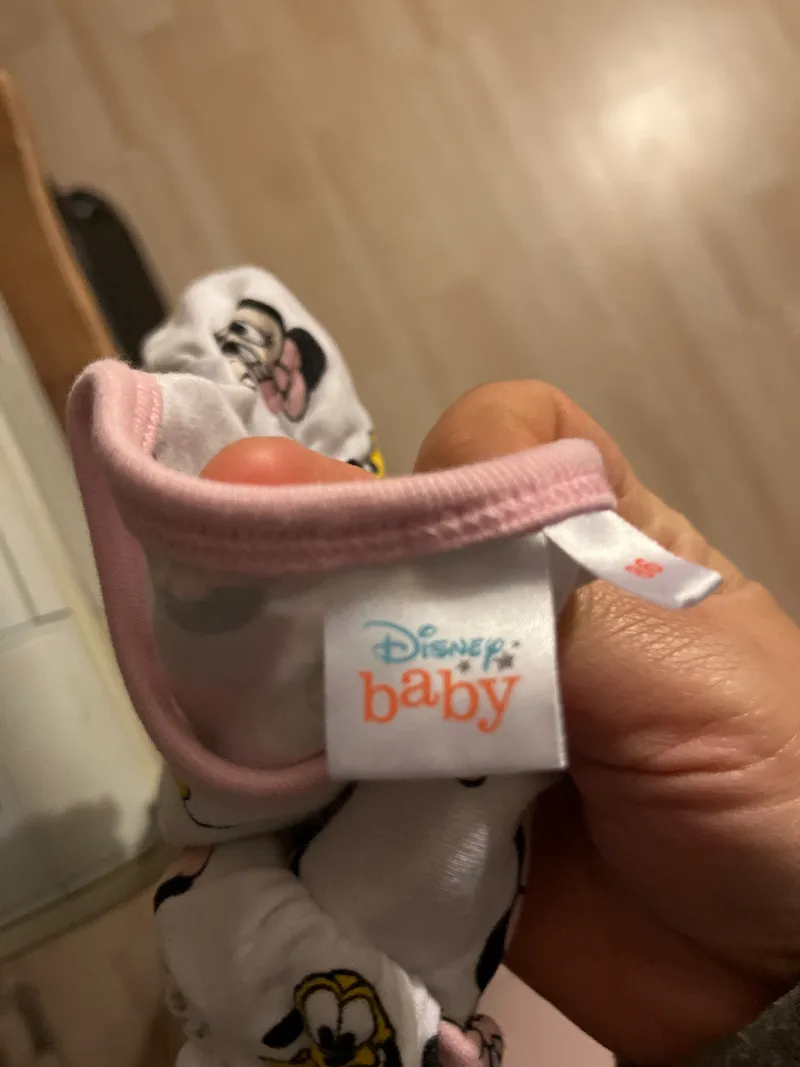 Disney Baby Strampler Mädchen Minnie Maus Pluto Gr. 86 Weiß Rosa 2