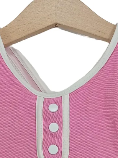 Jacadi Badeanzug Mädchen Rosa Gr. 80 Klassisch Einteiler Sommer Polyamid