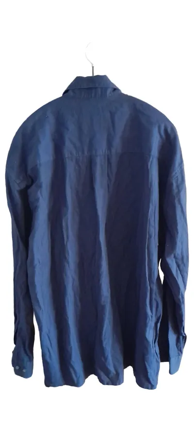 Enrico Gorlani Herren Business Hemd Gr. 42/L Blau Langarm Baumwolle