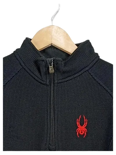 Spyder Herren Sweatjacke Fleece Pullover Schwarz Gr. L