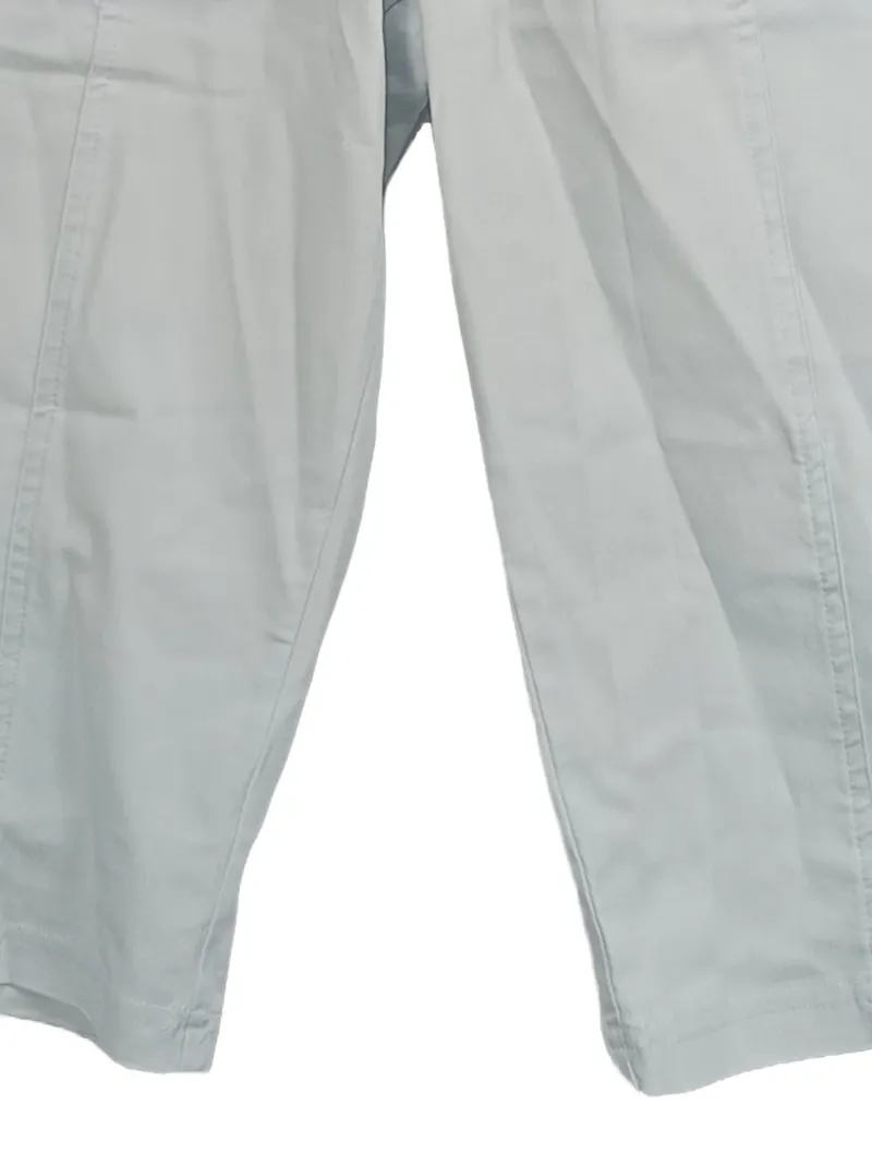 Alica Collection Damen Capri Stoffhose Gr. 48 Grau Elastisch NEU 5