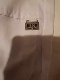 Alica Collection Damen Capri Stoffhose Gr. 48 Grau Elastisch NEU 6