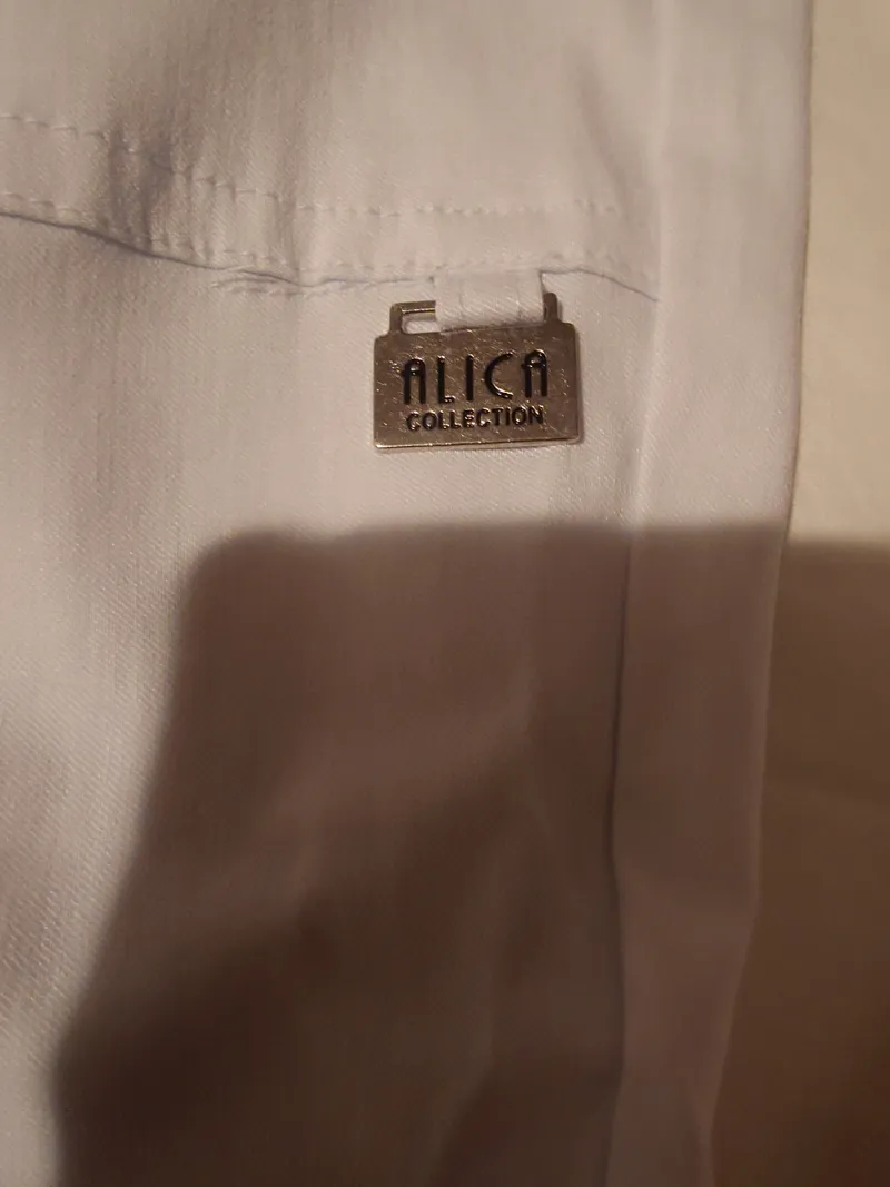 Alica Collection Damen Capri Stoffhose Gr. 48 Grau Elastisch NEU 6