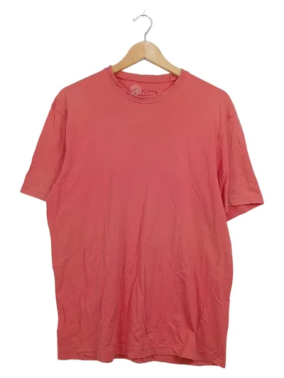 CANDA Herren T-Shirt Gr. L Rosa Basic Bio Cotton Baumwolle Kurzarm