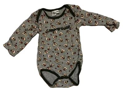 Disney Baby Body Chip und Chap Langarm Gr. 74/80 Grau