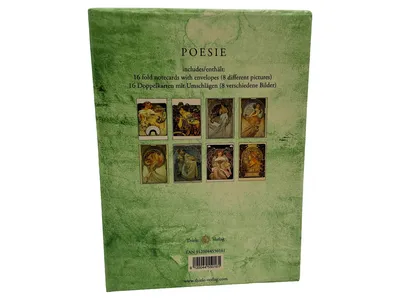Thiele Verlag Poesie Notizkarten Set Frauen Kunst Blumen Mehrfarbig 16 Karten